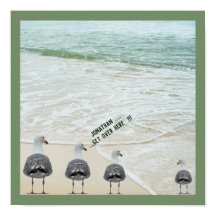 Ocean Sand Seagulls