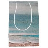 Ocean Sand Texture Medium Cadeauzakje (Voorkant)