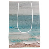 Ocean Sand Texture Medium Cadeauzakje (Achterkant)