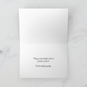 Ocean Scape Heartfelt Sympathy Card Kaart (Binnen)