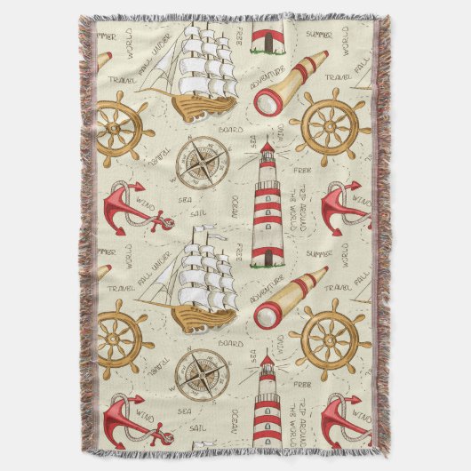 Ocean Scene Deken (Voorkant Verticaal)