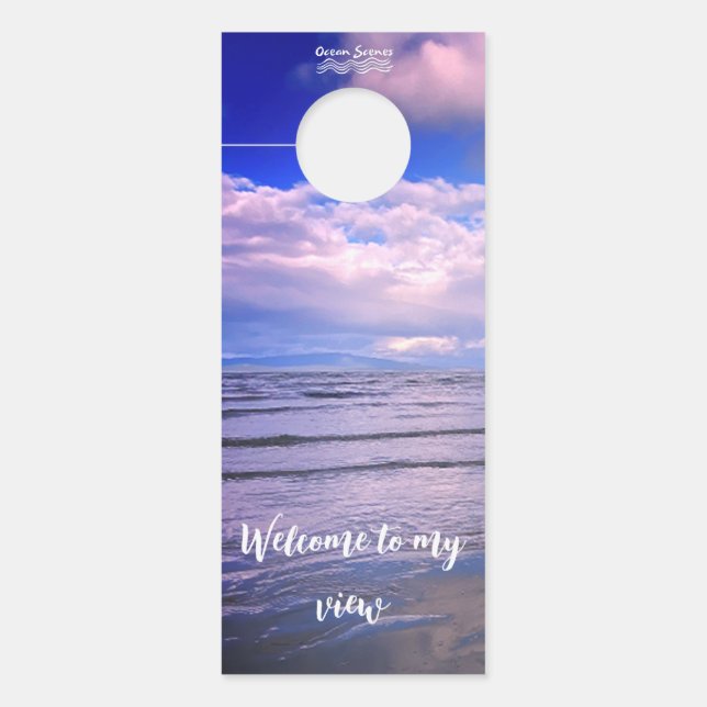 Ocean scene deur hanger (Voorkant)