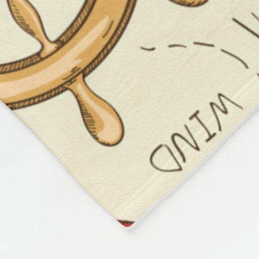 Ocean Scene Fleece Deken (Hoek)