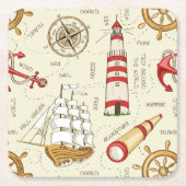 Ocean Scene Kartonnen Onderzetters (Voorkant)