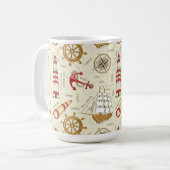 Ocean Scene Koffiemok (Voorkant links)