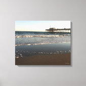 Ocean Scene, met daarop Myrtle Beach State Park Pi Canvas Afdruk (Voorkant)