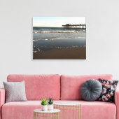 Ocean Scene, met daarop Myrtle Beach State Park Pi Canvas Afdruk (Insitu (Woonkamer))