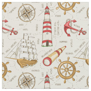 Ocean Scene Stof