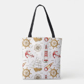 Ocean Scene Tote Bag (Achterkant)