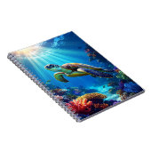 Ocean Schildpad Spiraal Notebook Notitieboek (Rechterzijde)