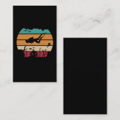 Ocean Scuba Diving Retro Diver Visitekaartje (Voorkant / Achterkant)