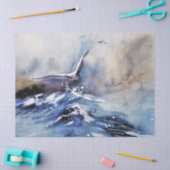 Ocean Seagull-ontkoppelingspiekpapier Tissuepapier (Craft)