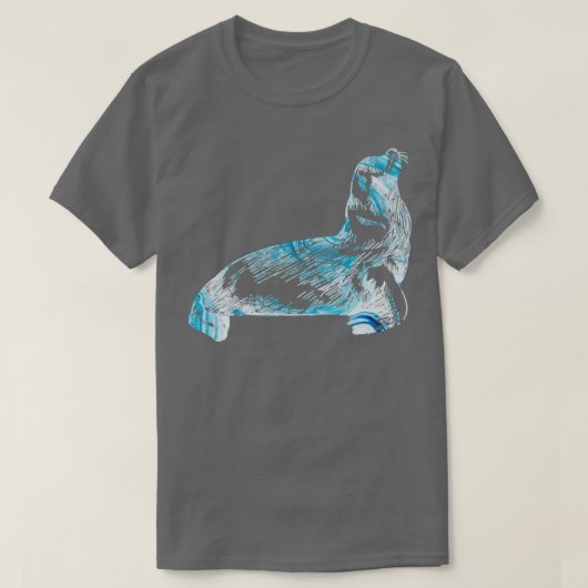 Ocean Seal Wildlife Animal Gift Zee Lion T-shirt (Design voorkant)