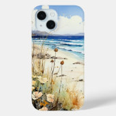 Ocean Seascape waterverf Case-Mate iPhone Case (Achterkant)