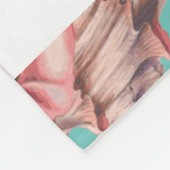 Ocean Seashells - Aangepaste naam Fleece Deken (Hoek)