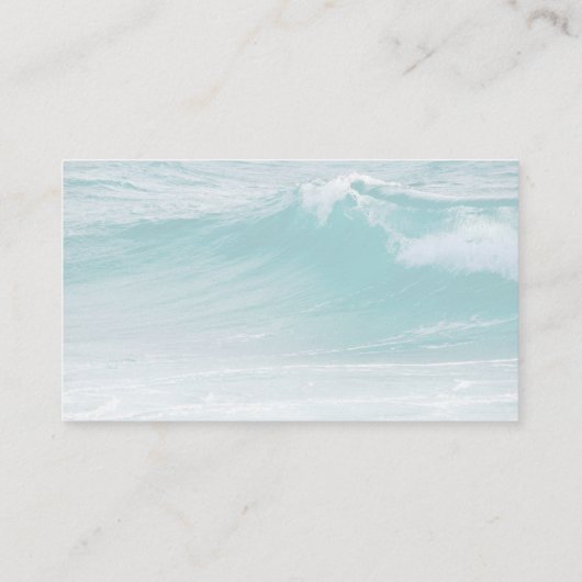 Ocean Seashells Aangepaste Visitekaartjes (Achterkant)