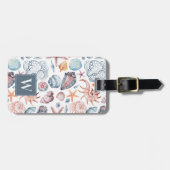 Ocean Seashells-Bagagelabel Bagagelabel (Voorkant horizontaal)