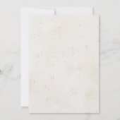 Ocean Seashells Beach Boho Coastal Bridal Shower Kaart (Achterkant)