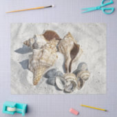 Ocean Seashells Beach Sand Decoupage Tissue Paper Tissuepapier (Craft)