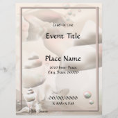 Ocean Seashells Event Flyer (Voorkant)