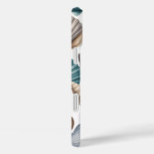 Ocean Seashells Watercolor Beach Vibe Phone Case (Achterkant / Rechts)