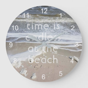Ocean, Seashore, Beach Life Grote Klok