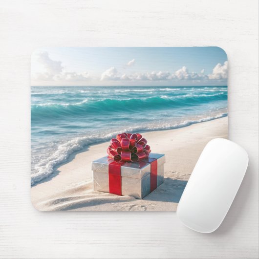 Ocean Seashore Kerstcadeau Muismat (Met muis)