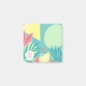Ocean Seaweed Modern Geometric Post-it® Notes (Voorkant)