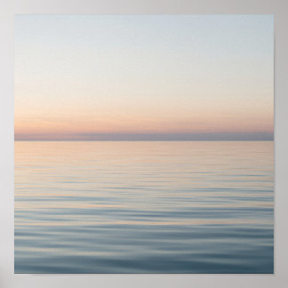 Ocean Serenity at Sunset Poster
