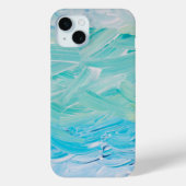 Ocean Shades of Blue Hoesje-Mate iPhone Case (Achterkant)