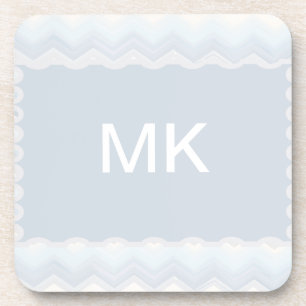 Ocean Shades Waterverf Chevron Bier Onderzetter