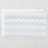 Ocean Shades Waterverf Chevron Briefpapier (Voorkant / Achterkant)