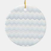 Ocean Shades Waterverf Chevron Keramisch Ornament (Achterkant)