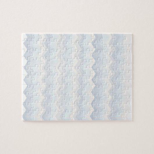 Ocean Shades Waterverf Chevron Legpuzzel (Horizontaal)