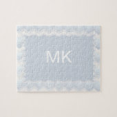 Ocean Shades Waterverf Chevron Legpuzzel (Horizontaal)