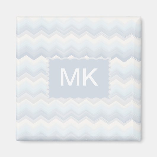 Ocean Shades Waterverf Chevron Magneet (Voorkant)