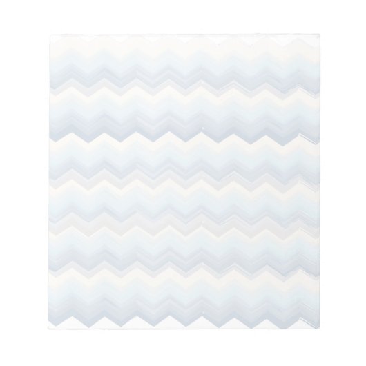 Ocean Shades Waterverf Chevron Notitieblok (Voorkant)