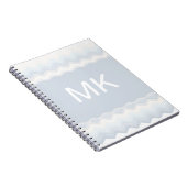 Ocean Shades Waterverf Chevron Notitieboek (Rechterzijde)