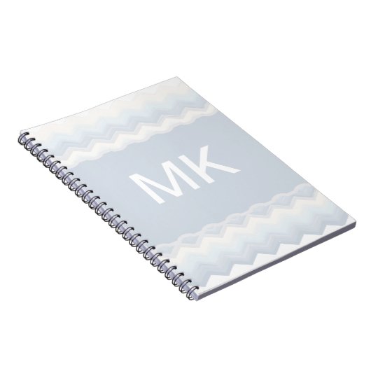 Ocean Shades Waterverf Chevron Notitieboek (Rechterzijde)