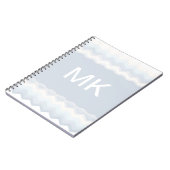 Ocean Shades Waterverf Chevron Notitieboek (Linkerzijde)