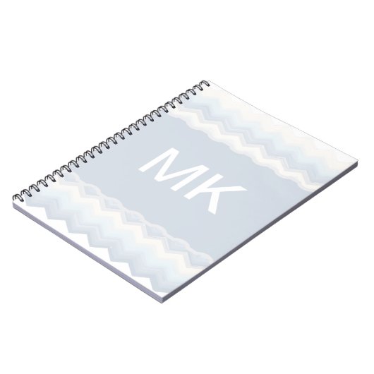 Ocean Shades Waterverf Chevron Notitieboek (Linkerzijde)