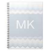 Ocean Shades Waterverf Chevron Notitieboek (Voorkant)