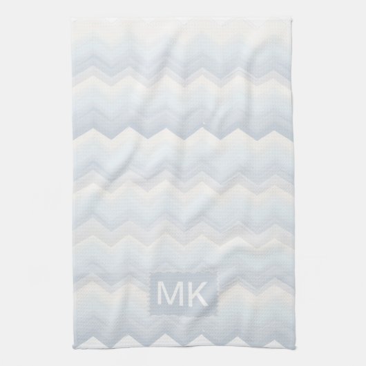 Ocean Shades Waterverf Chevron Theedoek (Verticaal)
