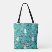 Ocean & Shark Pattern Tote Bag (Achterkant)