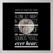 Ocean Shark Quote Poster (Voorkant)