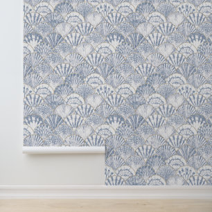 Ocean Shelfs Zeemeermin goud Behang