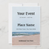 Ocean Shore Beach Kaart (Voorkant)