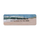 Ocean Shore Beach Return Label (Voorkant)