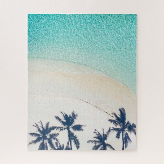Ocean Shore Palm Tree Puzzle Legpuzzel (Verticaal)