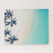 Ocean Shore Palm Tree Puzzle Legpuzzel (Horizontaal)